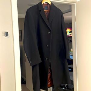 Daniel Hetcher black trench coat